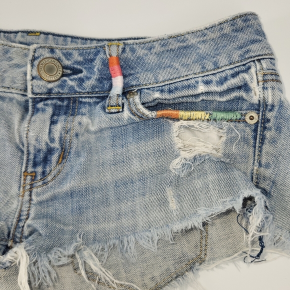 American Eagle Distressed Short Shorts - Picture 5 of 7